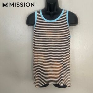Mission TankTop Medium Gently worn 85% polyester/12% rayon/3% spandex 19" armpit